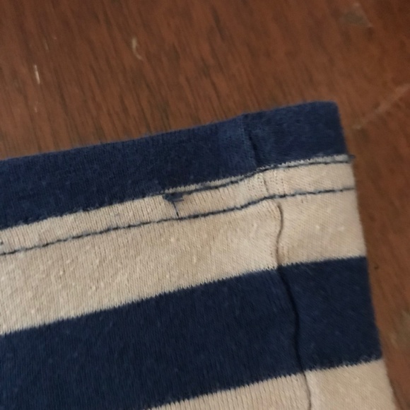 Leveret Mens Small Brown and Navy Striped Cotton PJs - Picture 2 of 7